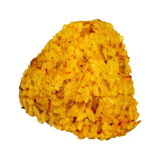 Curry Cheese Lava Triangle Rice Ball - 咖喱起司流心三角饭团 - Bola de Arroz Triangular de Curry con Queso Fundido