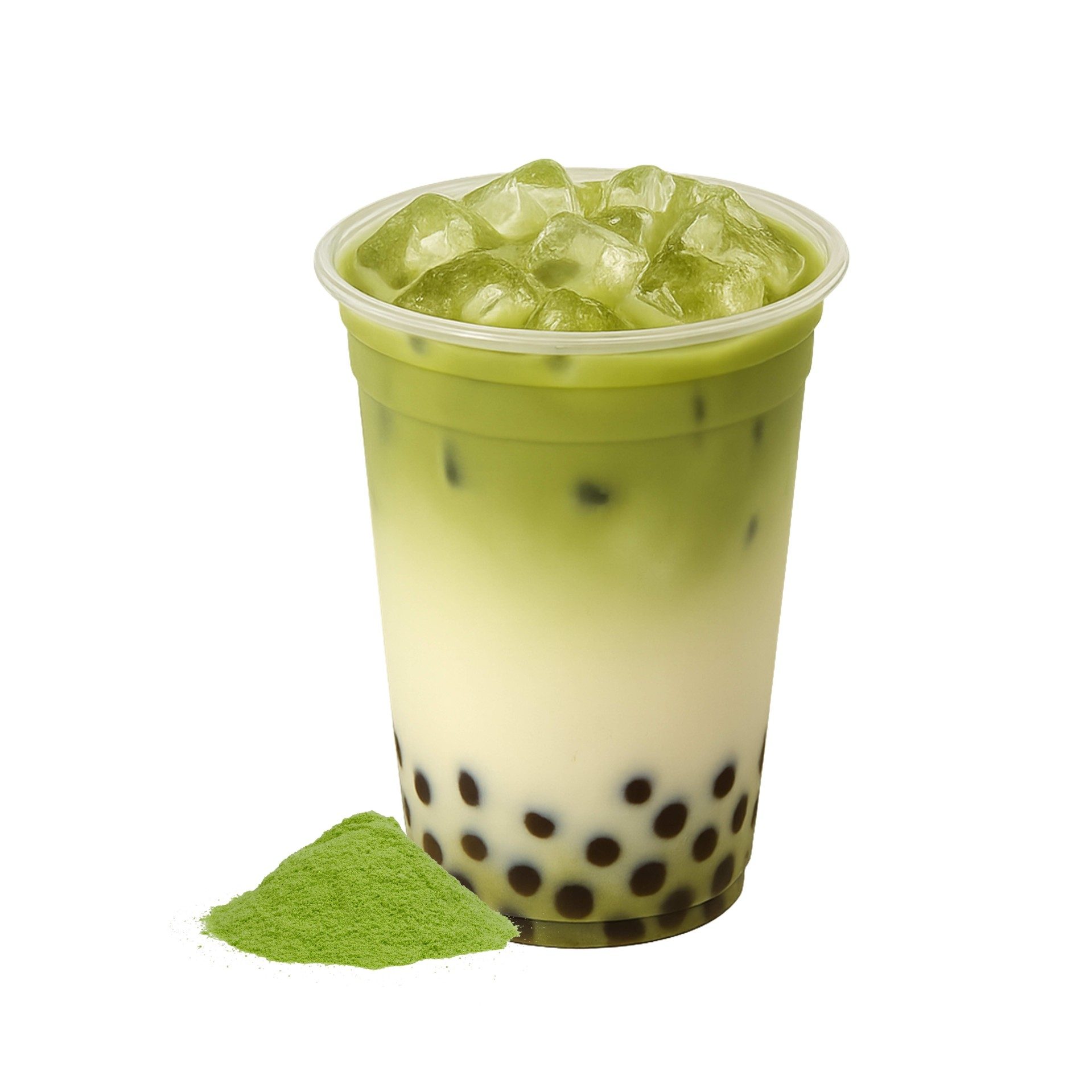 Matcha Latte Iced Drink - 抹茶拿铁冷饮.