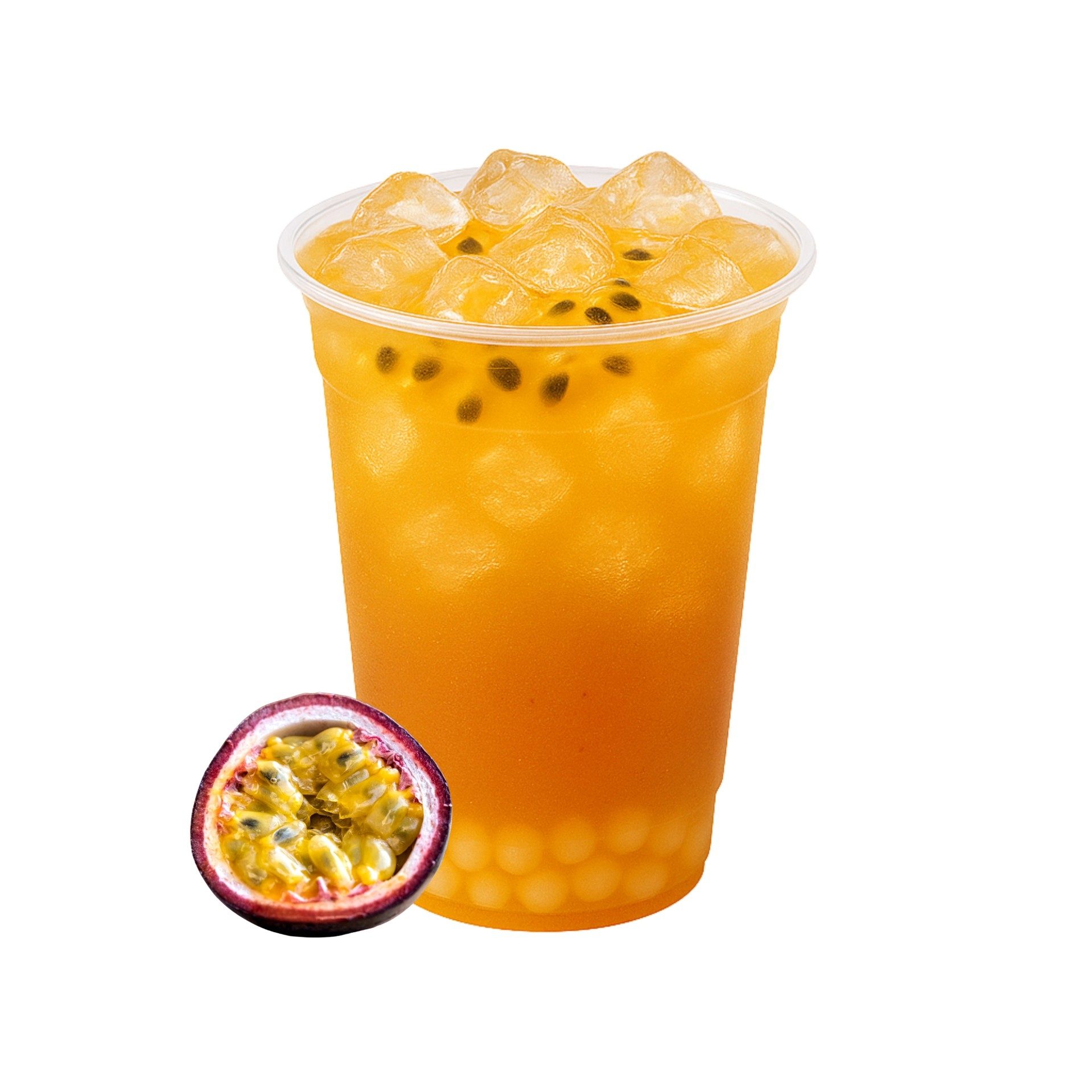 Passion Fruit Refreshing Cold Tea - 百香果提神冷茶.