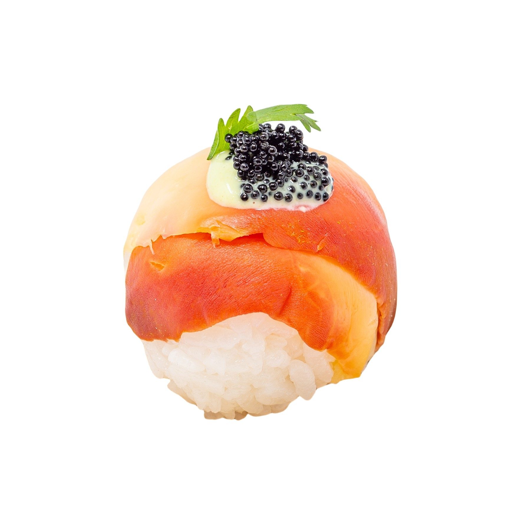 Arctic Clam Sushi Ball - 北极贝寿司球 - Bolita de Sushi de Almeja Ártica.