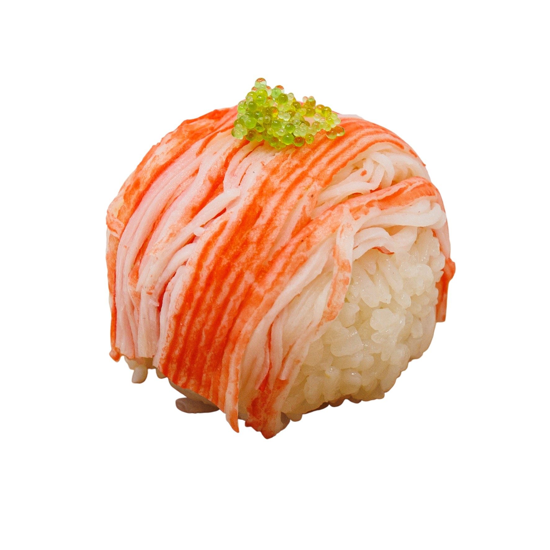 Crab Stick Sushi Ball - 蟹肉棒寿司球 - Bolita de Sushi de Palito de Cangrejo.