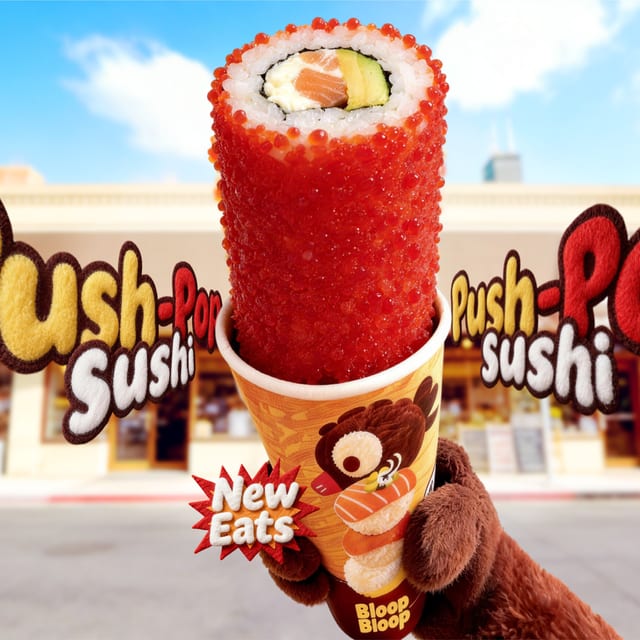 Push Pop Sushi - Chicago Roll.